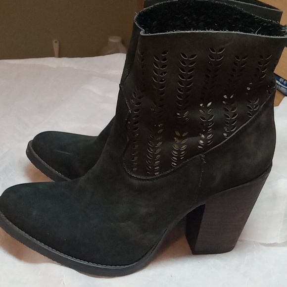 Coolway black women's leather ankle boots size 9 - Picture 3 of 8